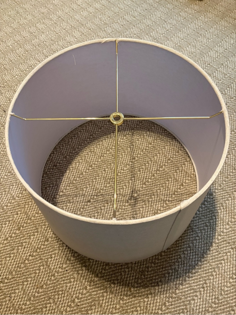Classic Beige Drum Lamp Shade - Neutral Home Accent